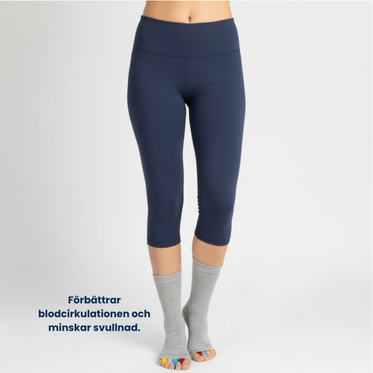 Solevia™ - Stödstrumpor med tåseparatorer för naturlig smärtlindring