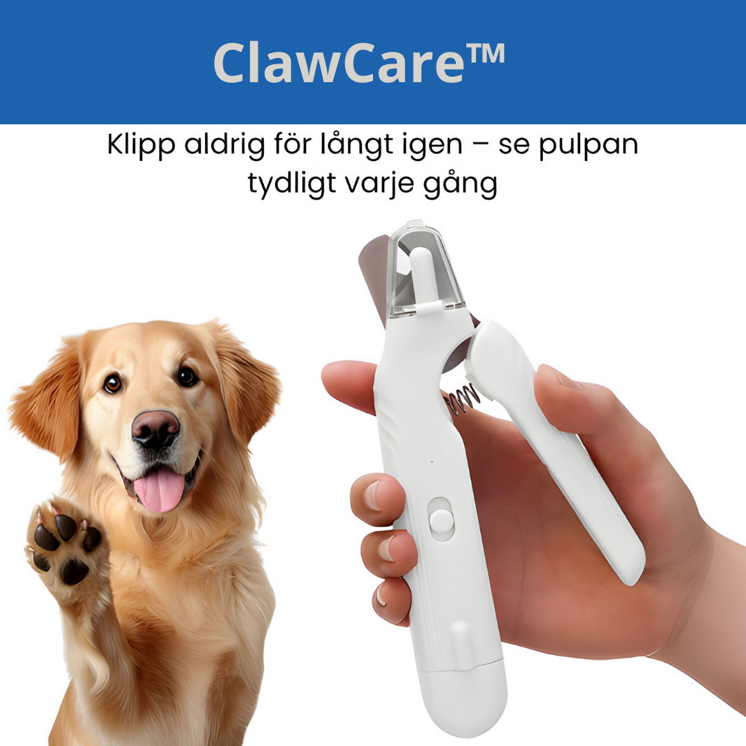 ClawCare™ - Säker och stressfri kloklippning för hundar
