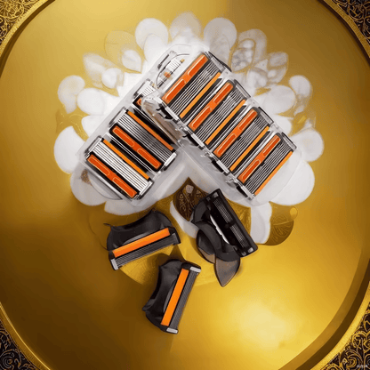 EdgeMaster 6™ – 6-blads rakhyvlar i 24 / 48-pack för klassisk rakning med modern precision