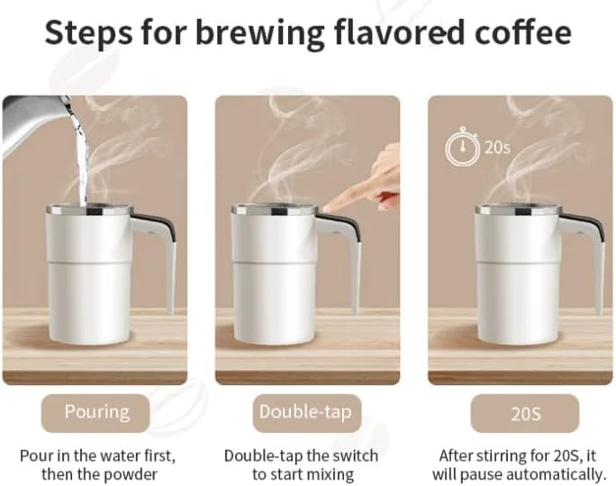 Stirra™ SmartMug - Självrörande mugg med temperaturvisning (380 ml)