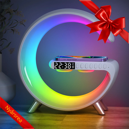 GöboLight™ - Allt-i-ett-lampa med laddningsfunktion, ljud och väckarklocka