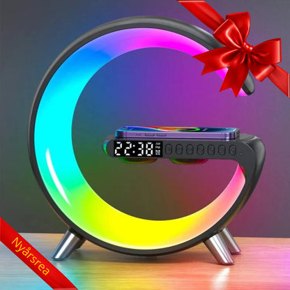 GöboLight™ - Allt-i-ett-lampa med laddningsfunktion, ljud och väckarklocka