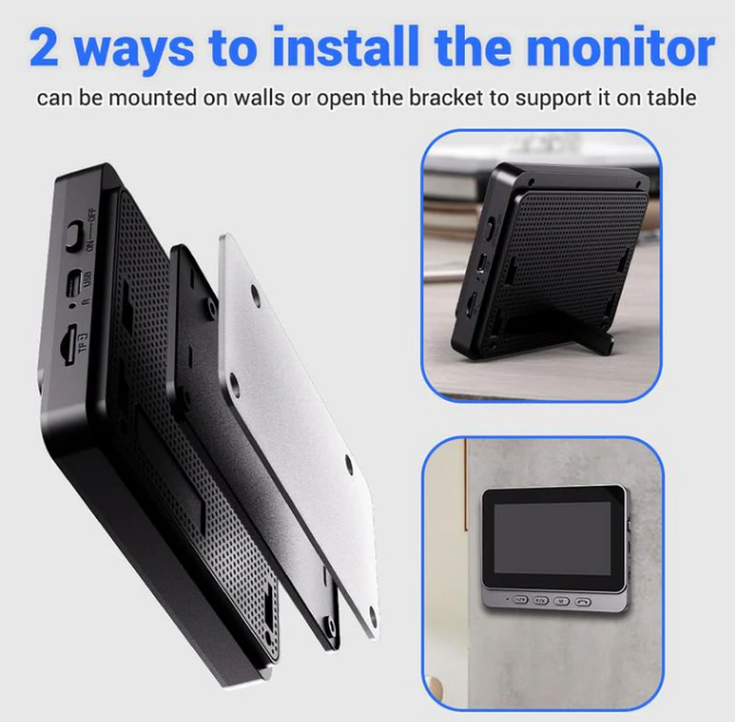 SecureBell Vision™ - Smart dörrklocka med mörkerseende och tvåvägskommunikation