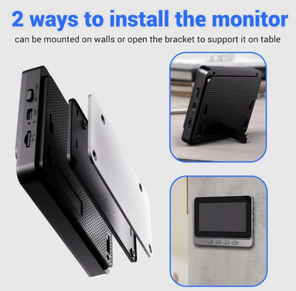 SecureBell Vision™ - Smart dörrklocka med mörkerseende och tvåvägskommunikation