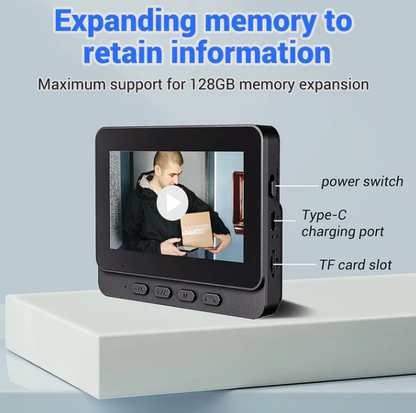 SecureBell Vision™ - Smart dörrklocka med mörkerseende och tvåvägskommunikation