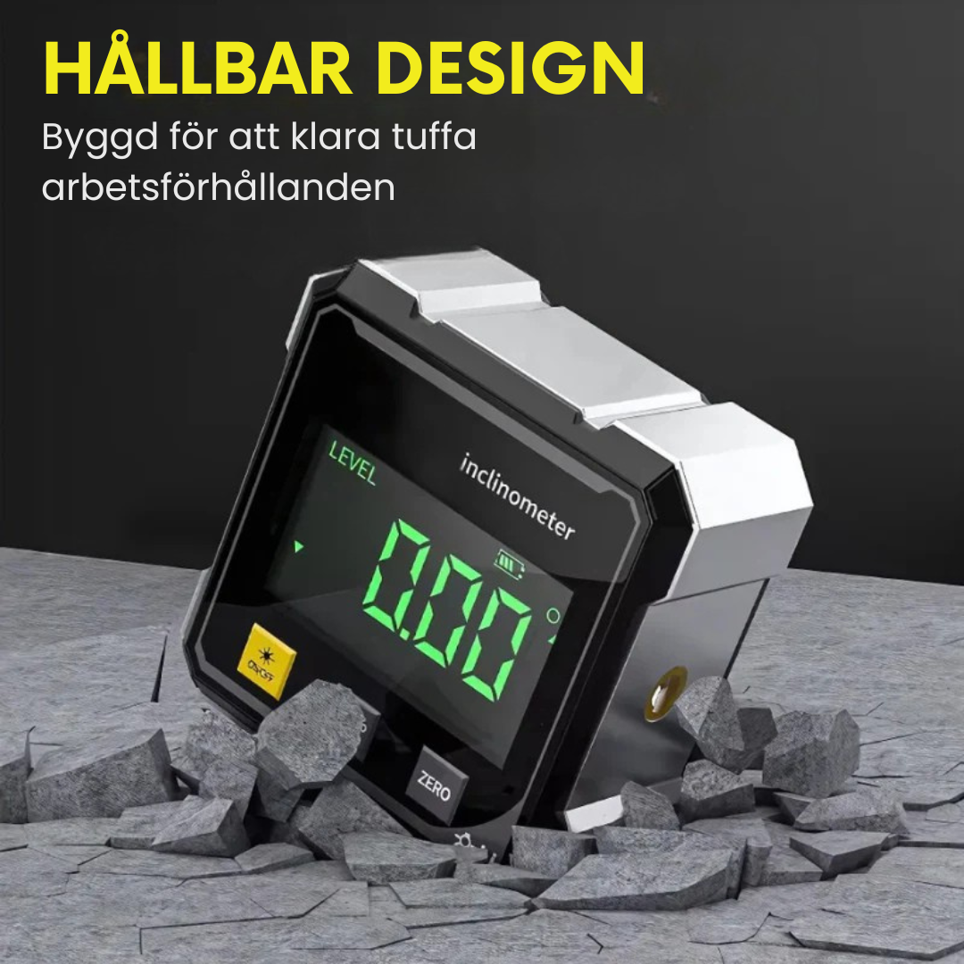 NordAngle™ ProLaser – Digital Magnetisk Vinkelmätare i Aluminium
