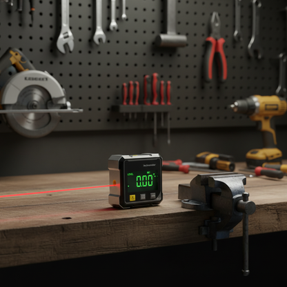 NordAngle™ ProLaser – Digital Magnetisk Vinkelmätare i Aluminium