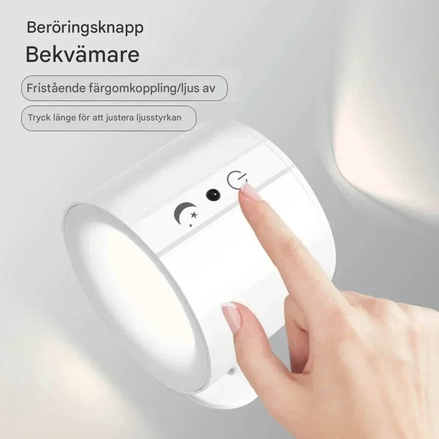 NordicBeam™ – Magnetisk LED Vägglampa med Dubbla Ljuskällor