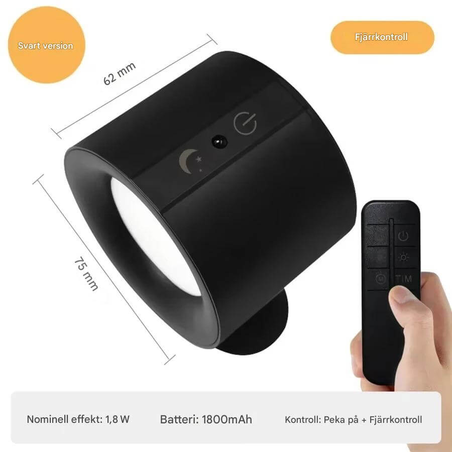 NordicBeam™ – Magnetisk LED Vägglampa med Dubbla Ljuskällor